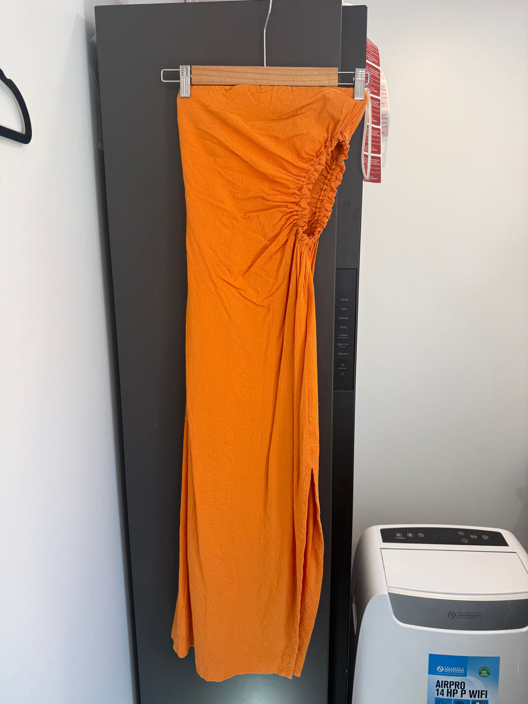 Selena Strapless Midi (Nectarine) FOR SALE