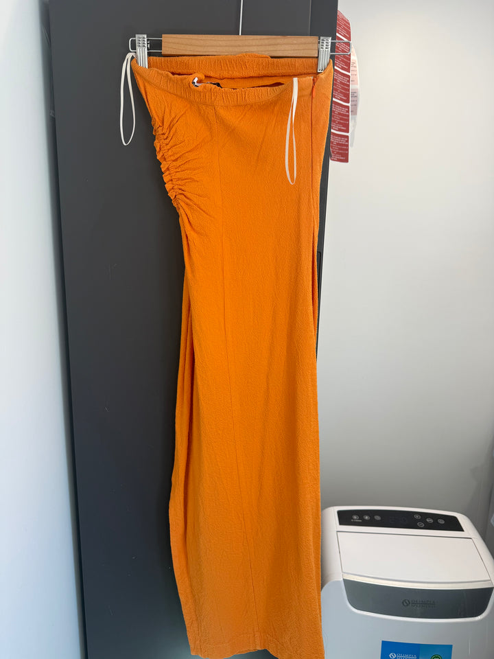 Selena Strapless Midi (Nectarine) FOR SALE