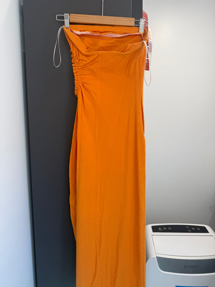 Selena Strapless Midi (Nectarine) FOR SALE
