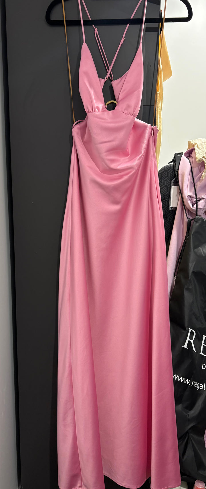 Liquid Asset Slip Dress (Pink) FOR SALE - First Date Rentals
