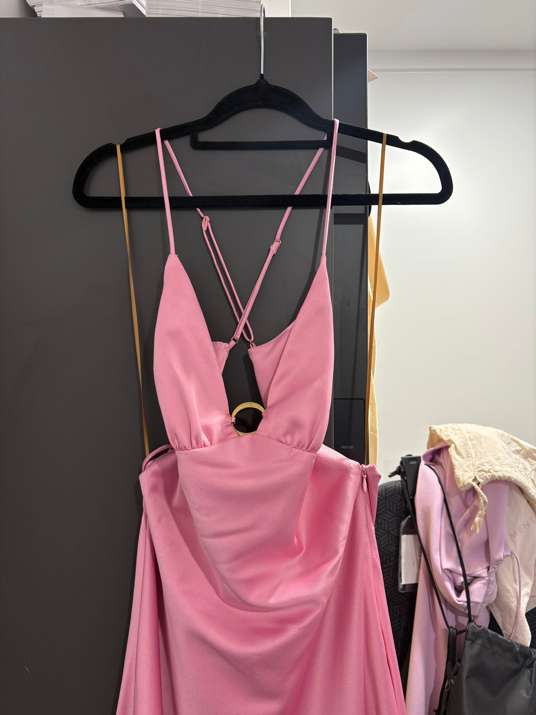 Liquid Asset Slip Dress (Pink) FOR SALE - First Date Rentals