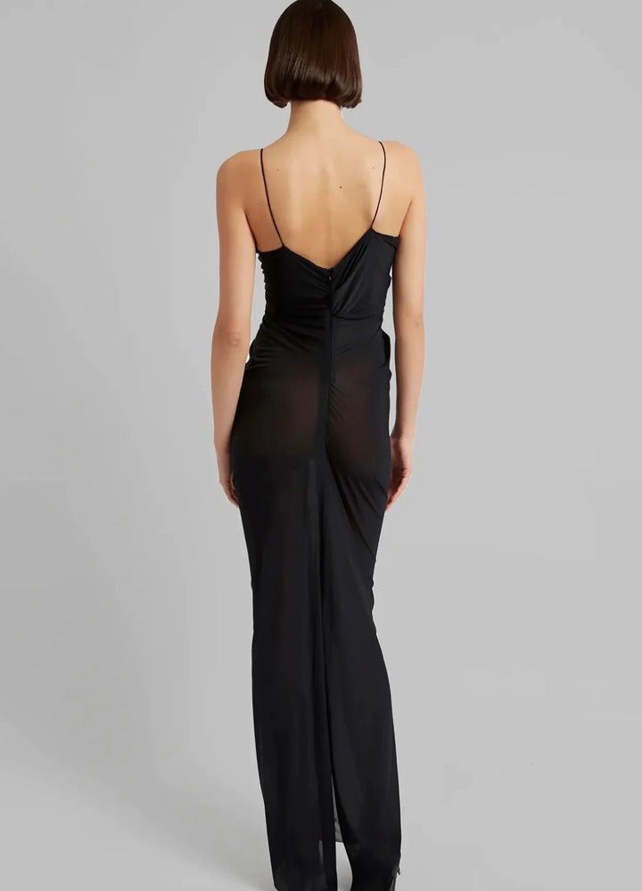 Molded Venus Dress (Black) - First Date Rentals