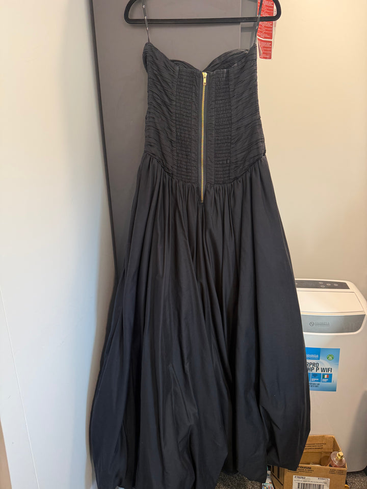 Violette Bubble Hem Maxi Dress (Black) FOR SALE