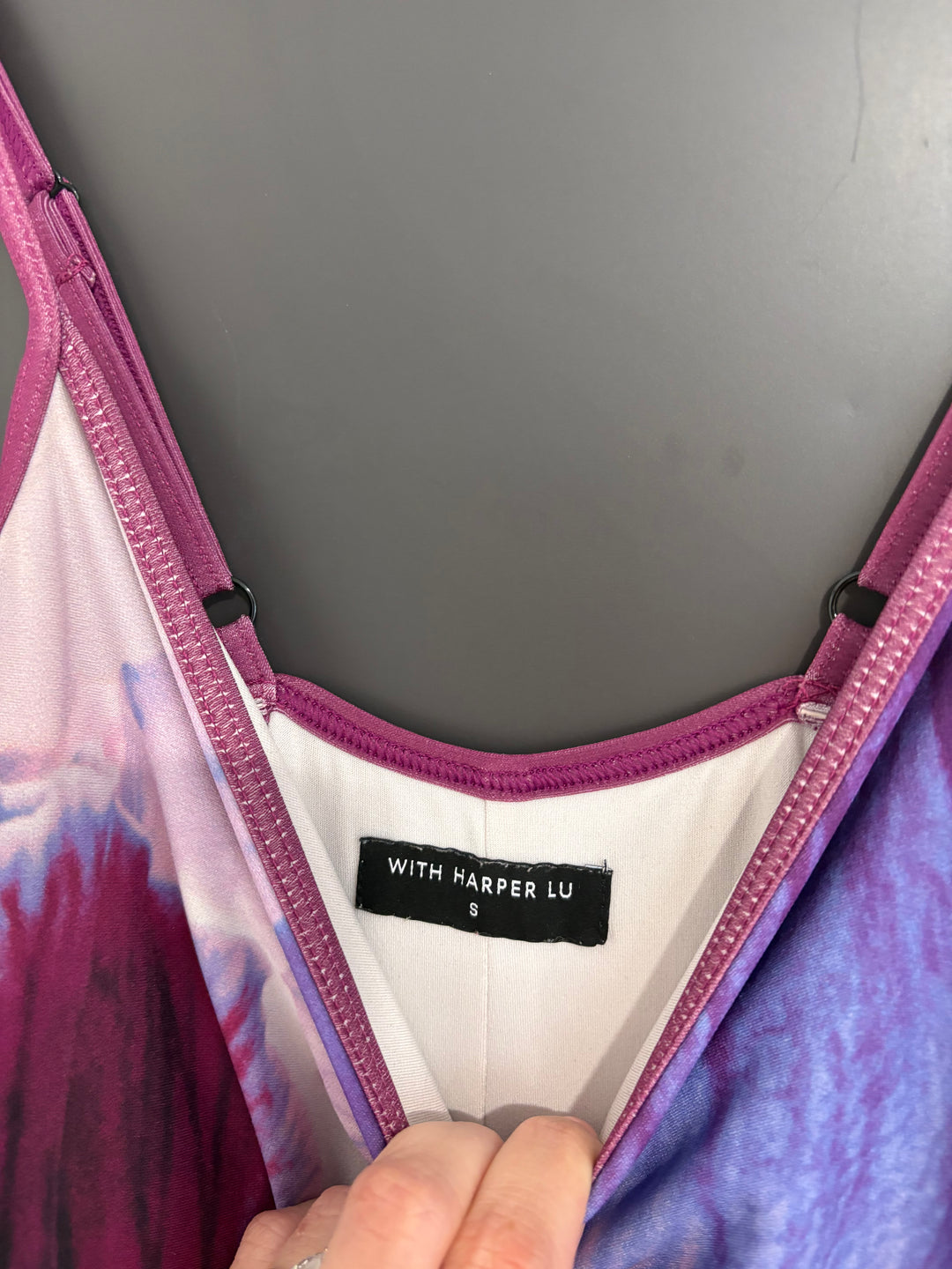 Indigo Blossom Slip Dress FOR SALE