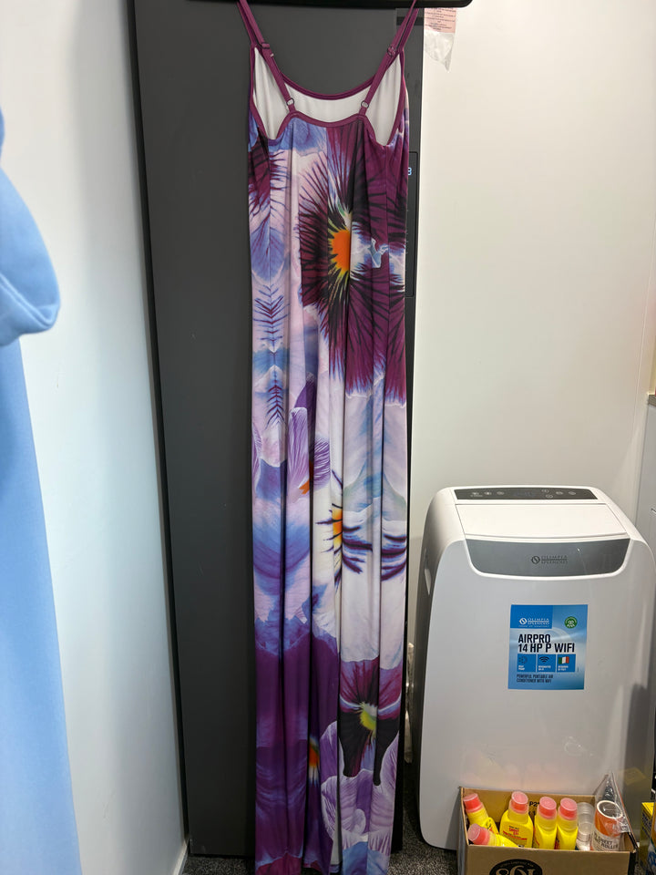 Indigo Blossom Slip Dress FOR SALE