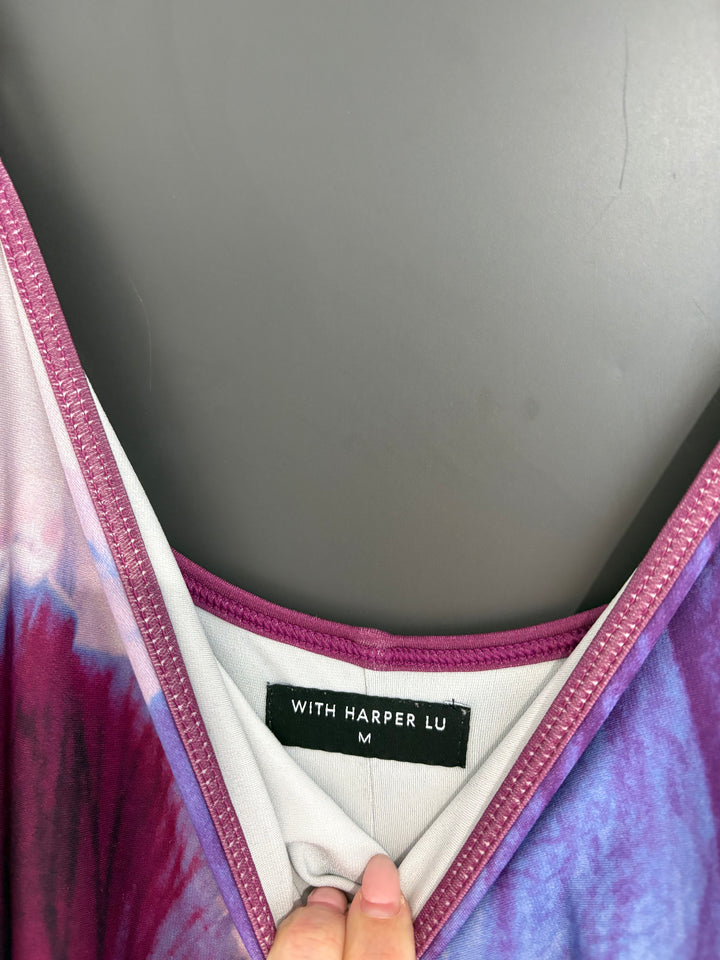 Indigo Blossom Slip Dress FOR SALE