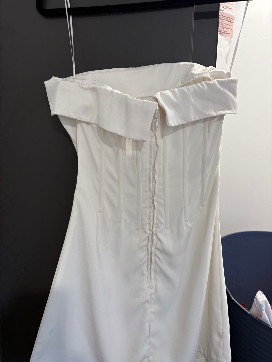 Chloe Corset Dress (White) FOR SALE
