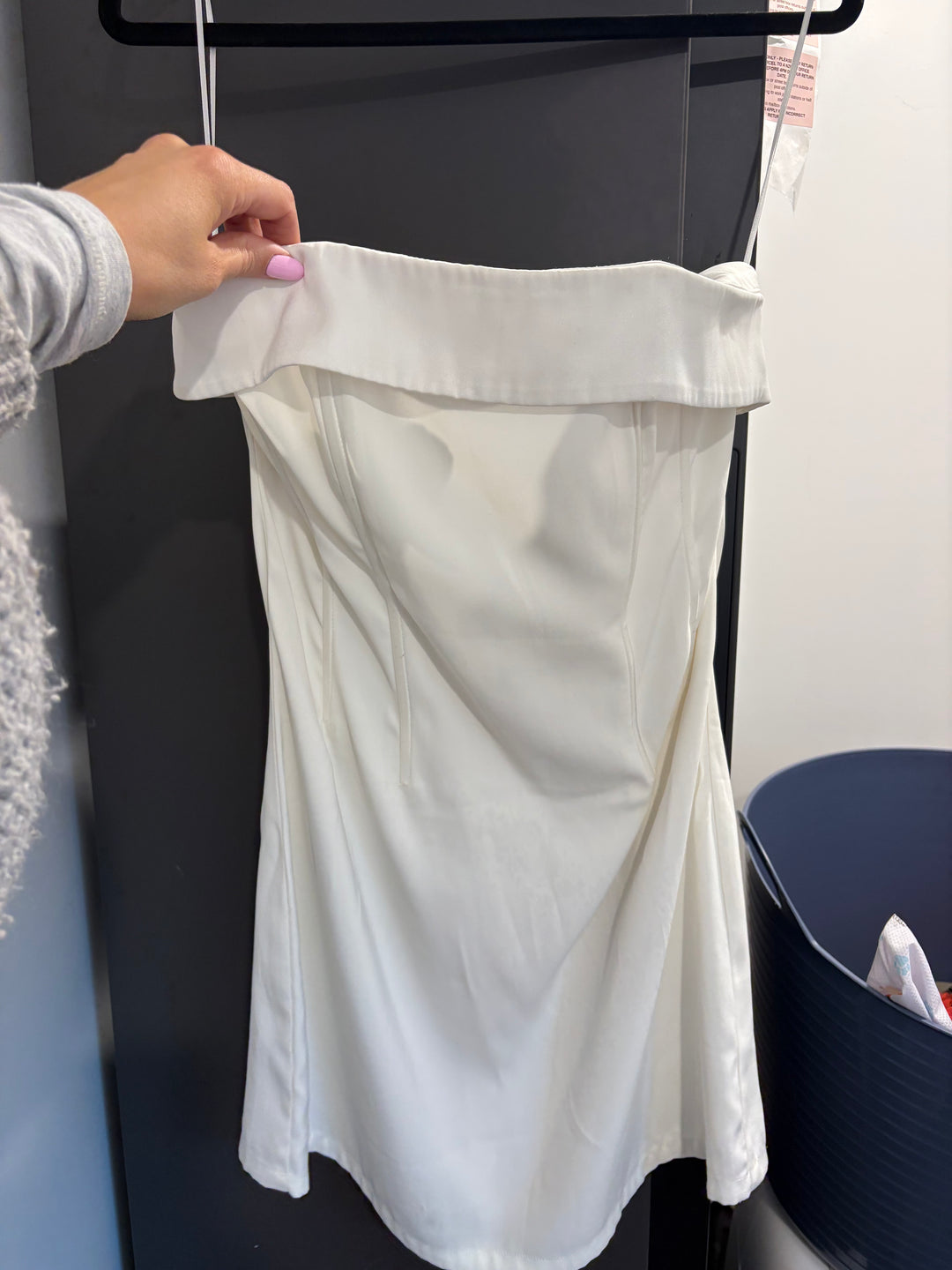 Chloe Corset Dress (White) FOR SALE