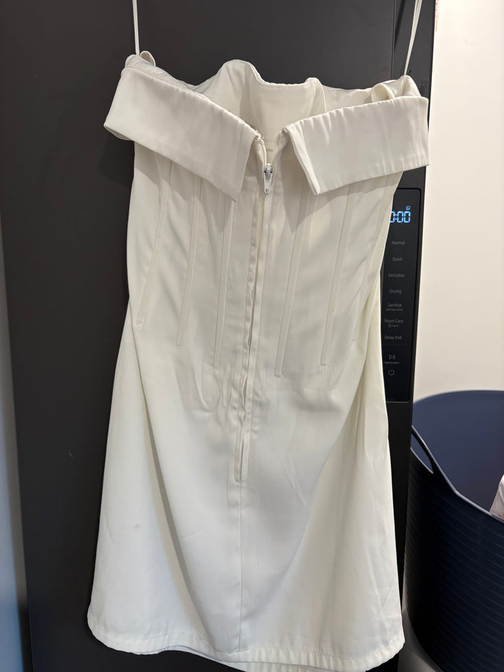 Chloe Corset Dress (White) FOR SALE