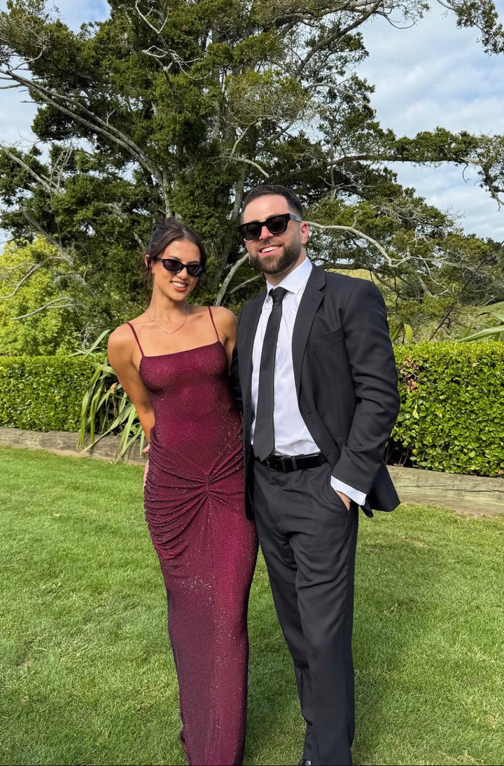 Roisin Diamante Maxi (Mahogany)