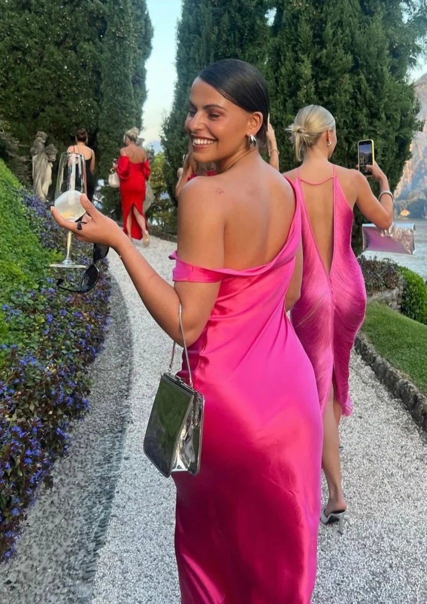 Monika Gown (Pink) - First Date Rentals