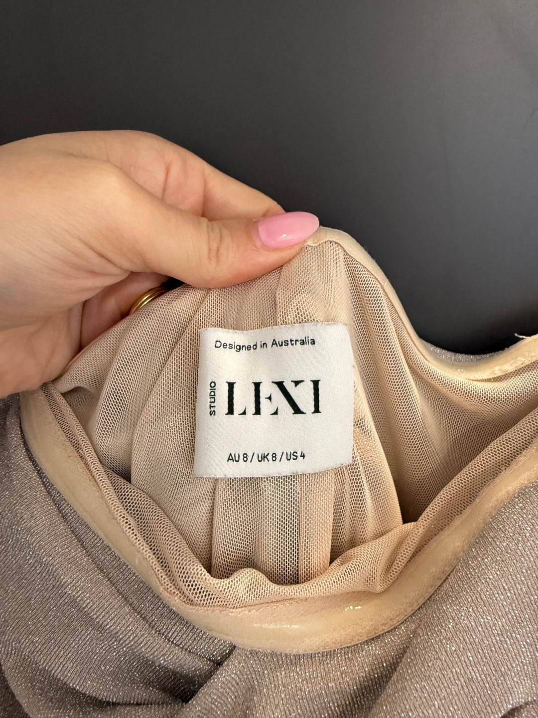 Tiffany Dress (Champagne)