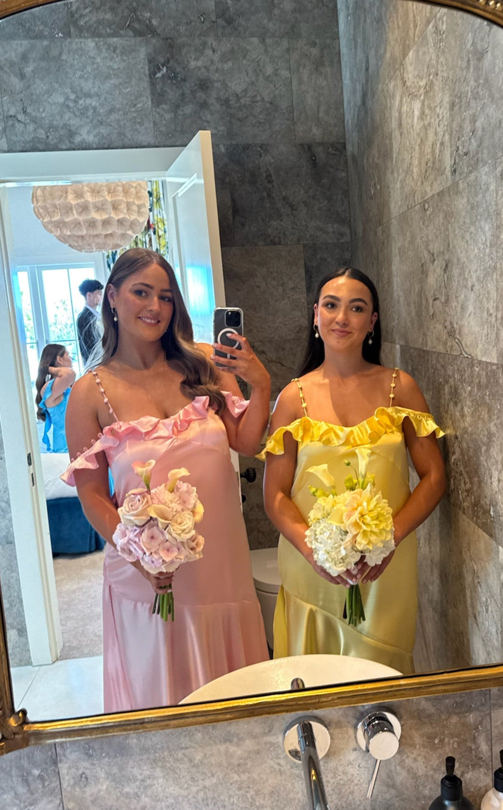 Ruffle Slip (Yellow) - First Date Rentals