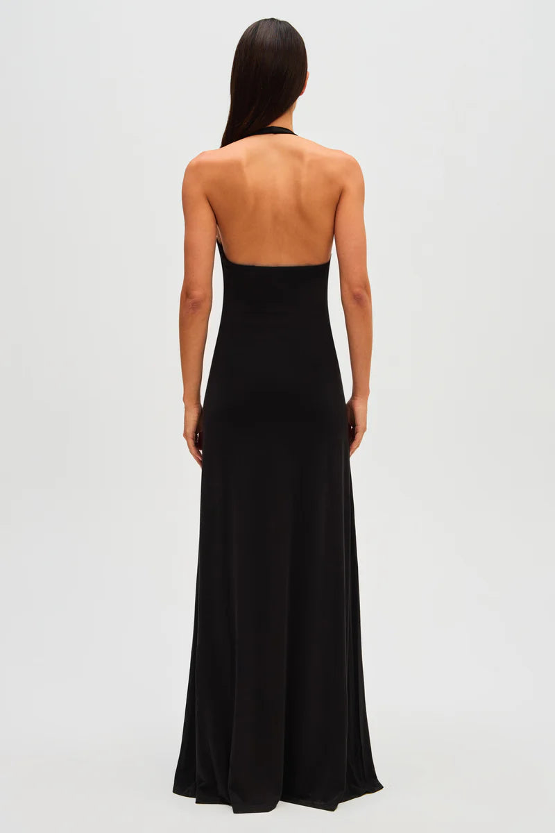 jennifer cupro maxi dress Jennifer Cupro Maxi (Black)