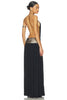 Belted Belt Maxi Dress (Black)