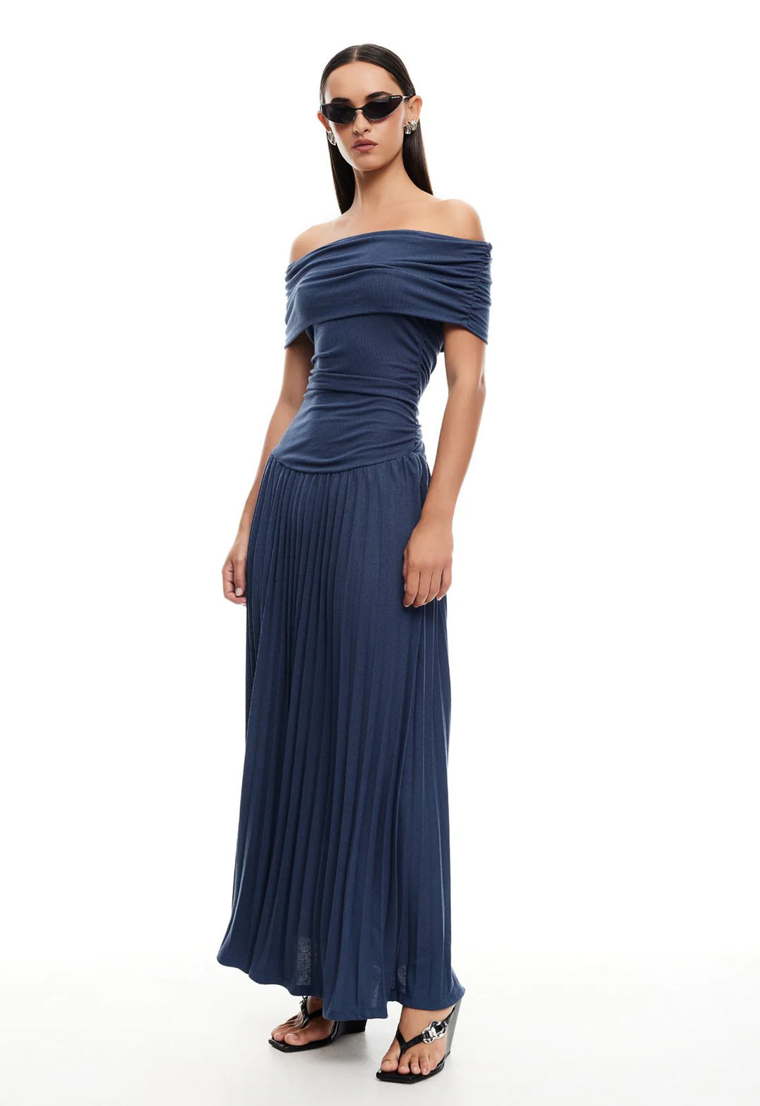 Field of Dreams Dress (Navy) - First Date Rentals