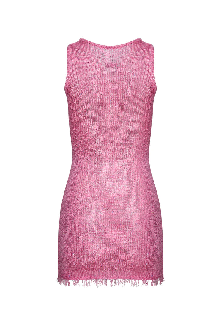 Natalia Mini Dress (Pink) - First Date Rentals