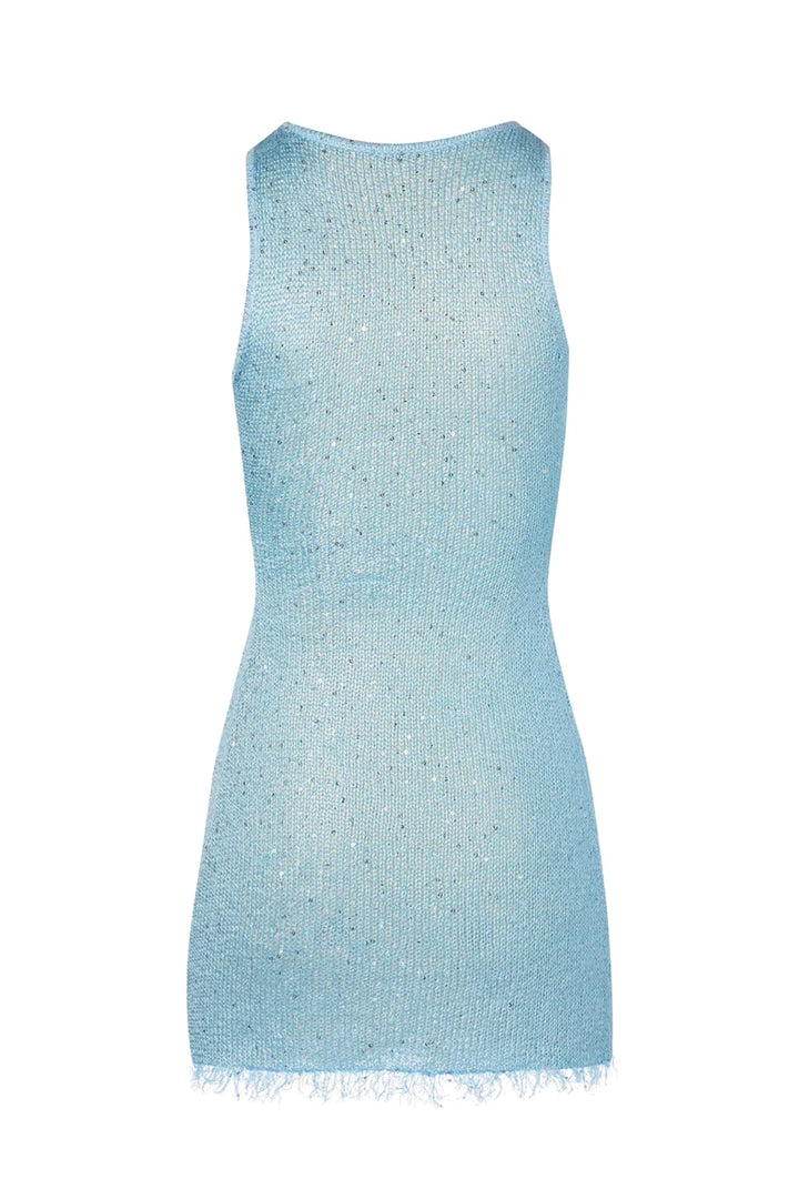 Natalia Mini Dress (Blue) - First Date Rentals