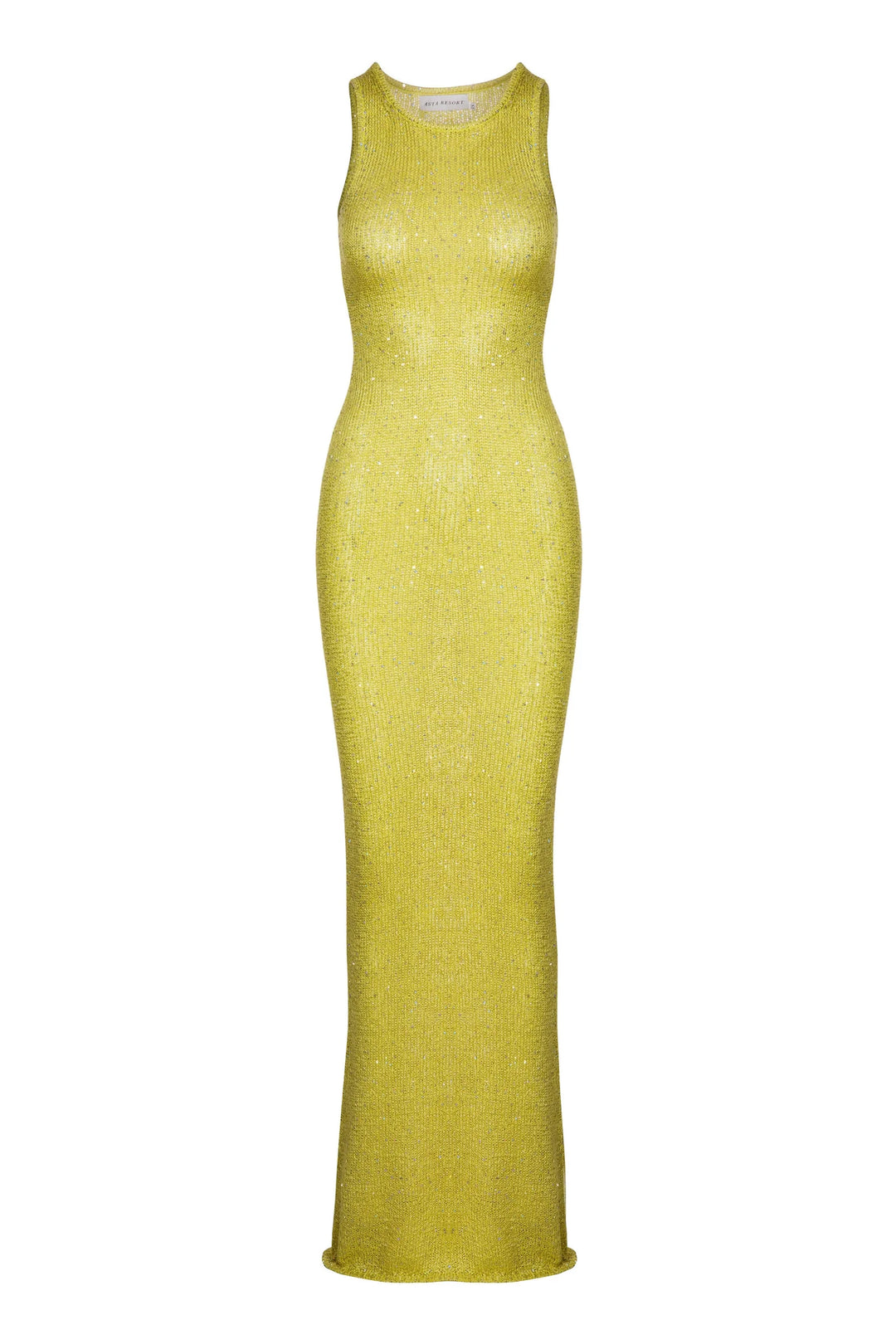 Natalia Dress (Chartreuse Yellow) - First Date Rentals