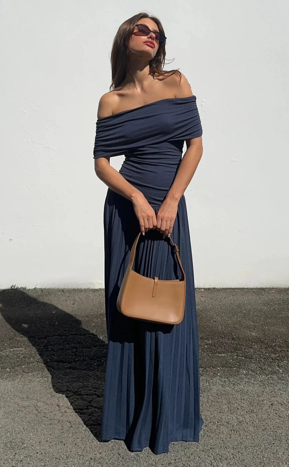 Field of Dreams Dress (Navy) - First Date Rentals