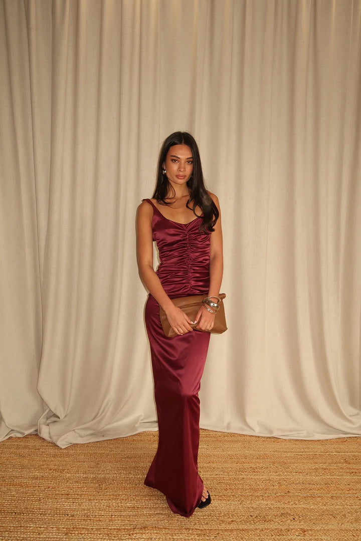 Atlein Gown (Plum)