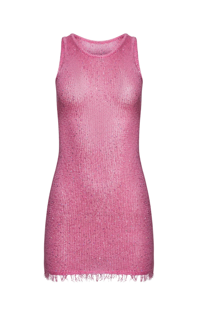 Natalia Mini Dress (Pink) - First Date Rentals
