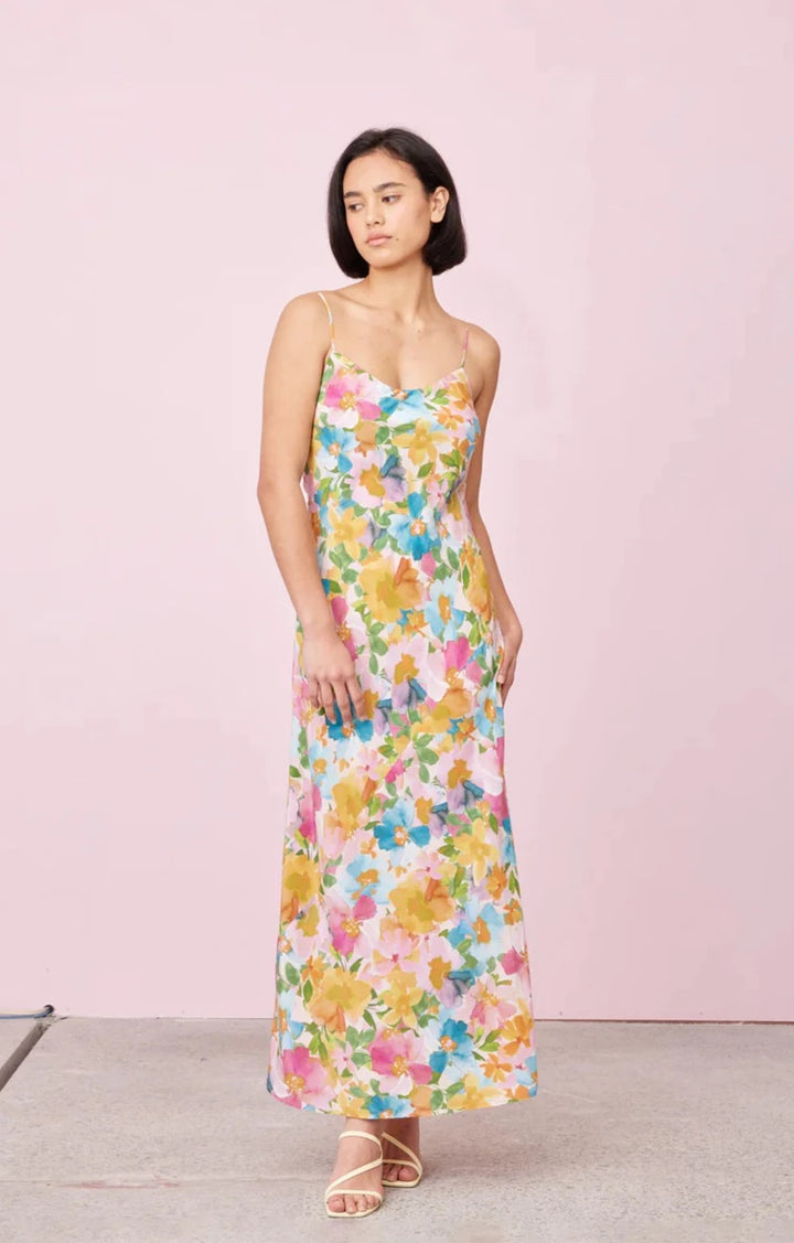 Emelie Silk Slip (Lolly Floral) - First Date Rentals