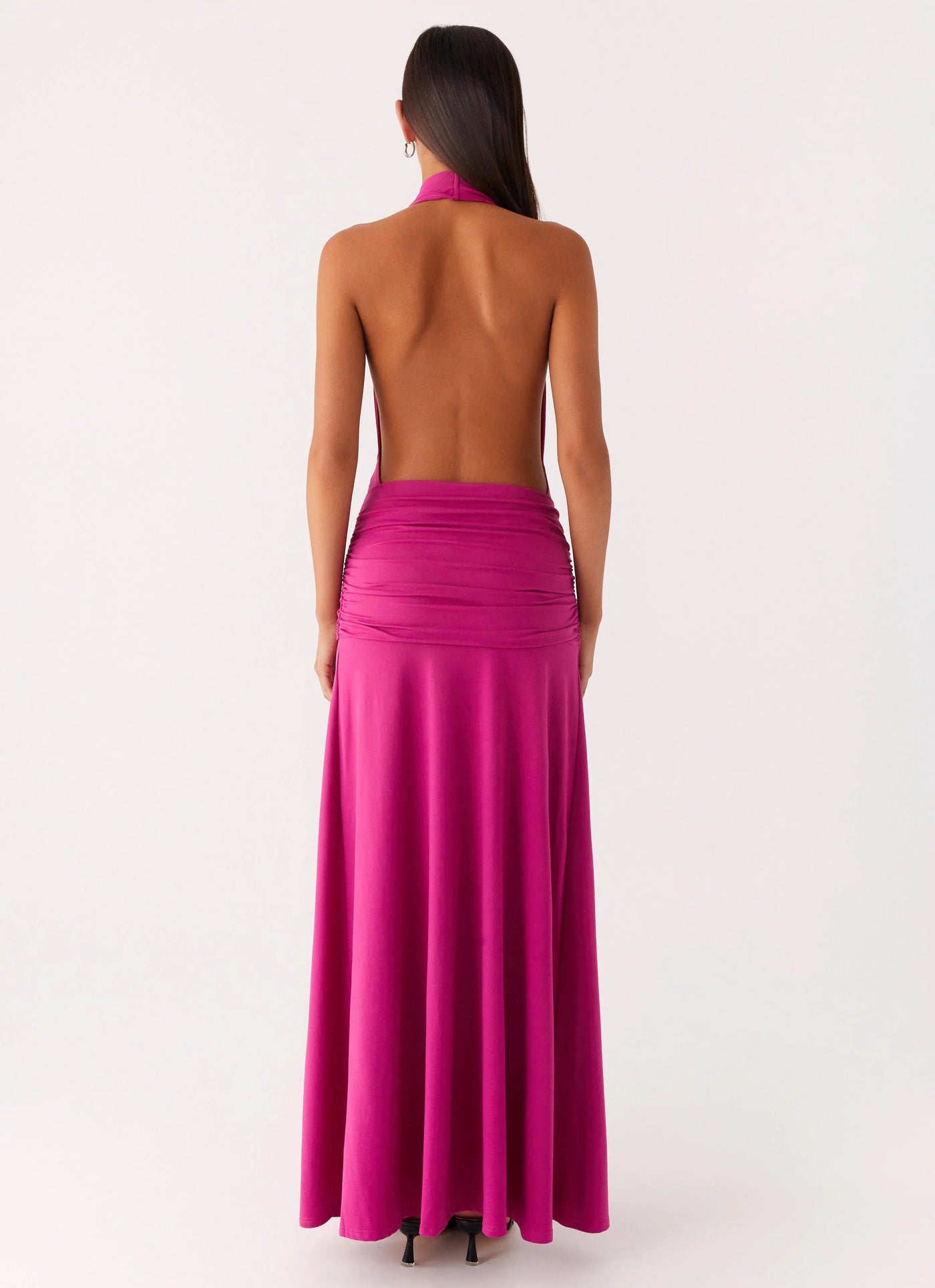 Rowan Ray Cowl Maxi (Fuchsia)