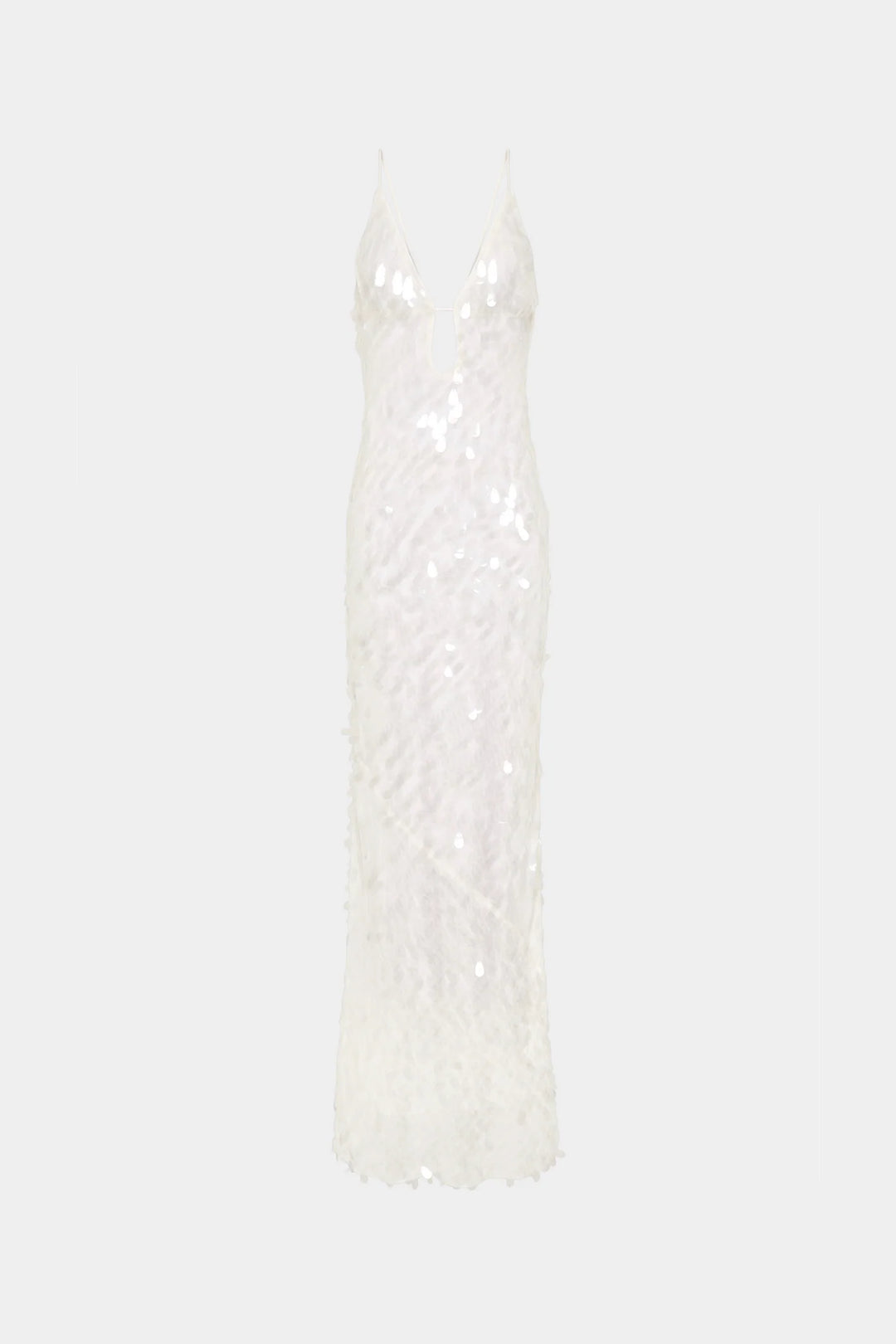 Sapphire Sequin Dress (White)