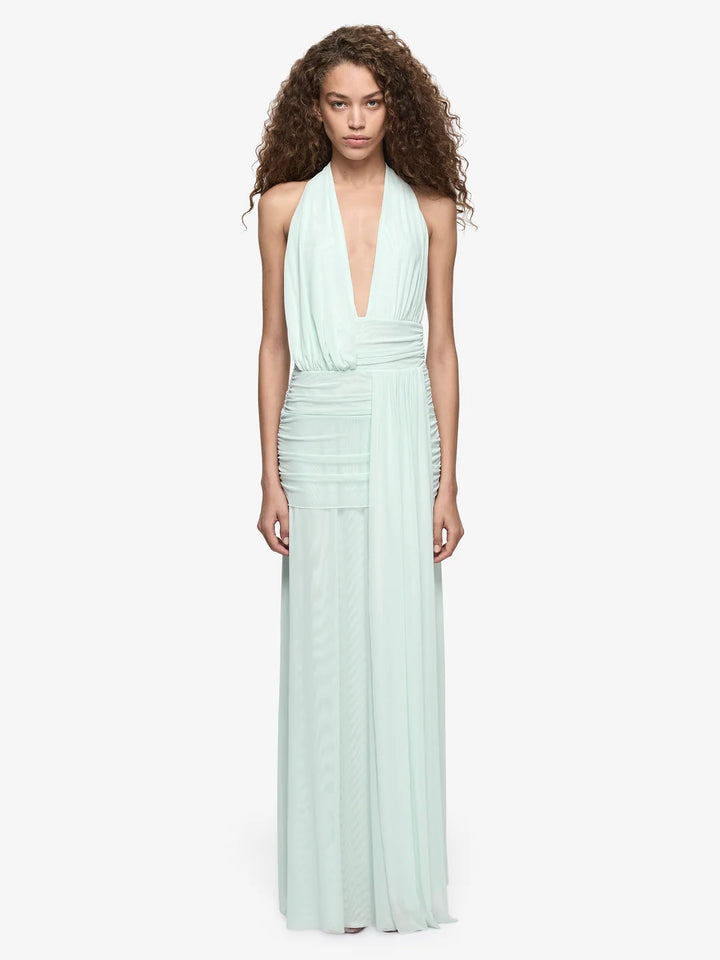 Wren Drape Dress (Spearmint)