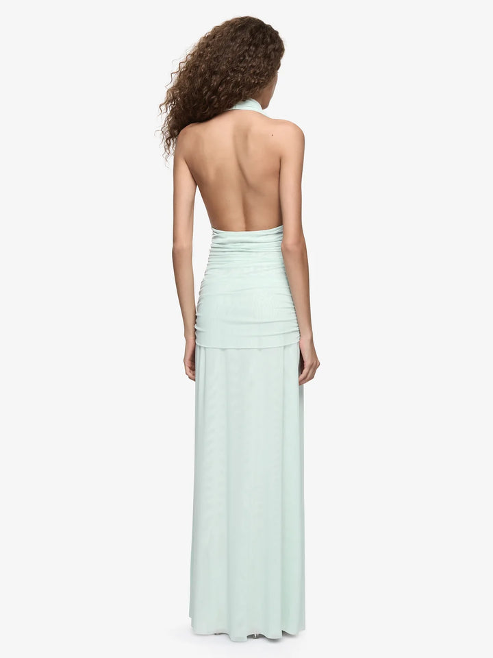 Wren Drape Dress (Spearmint)
