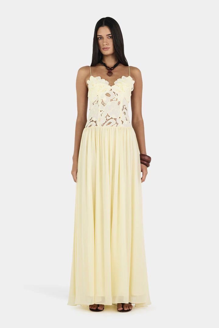 Stephanie Maxi Dress (Butter)