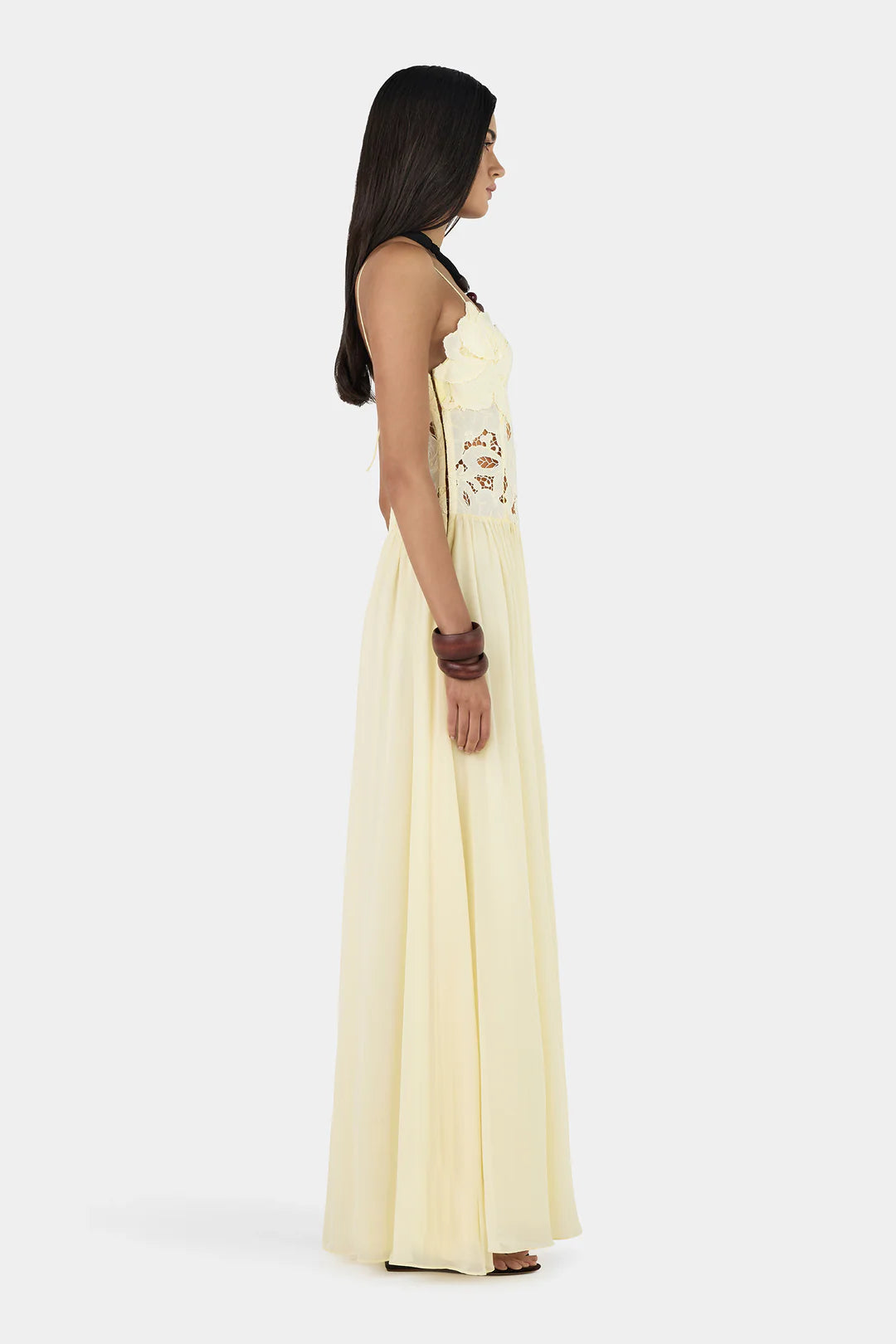 Stephanie Maxi Dress (Butter)
