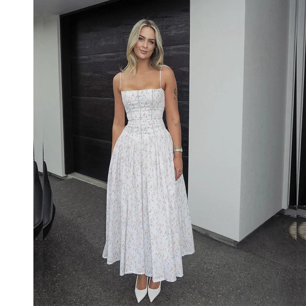 Ysabella Maxi (White Posy)