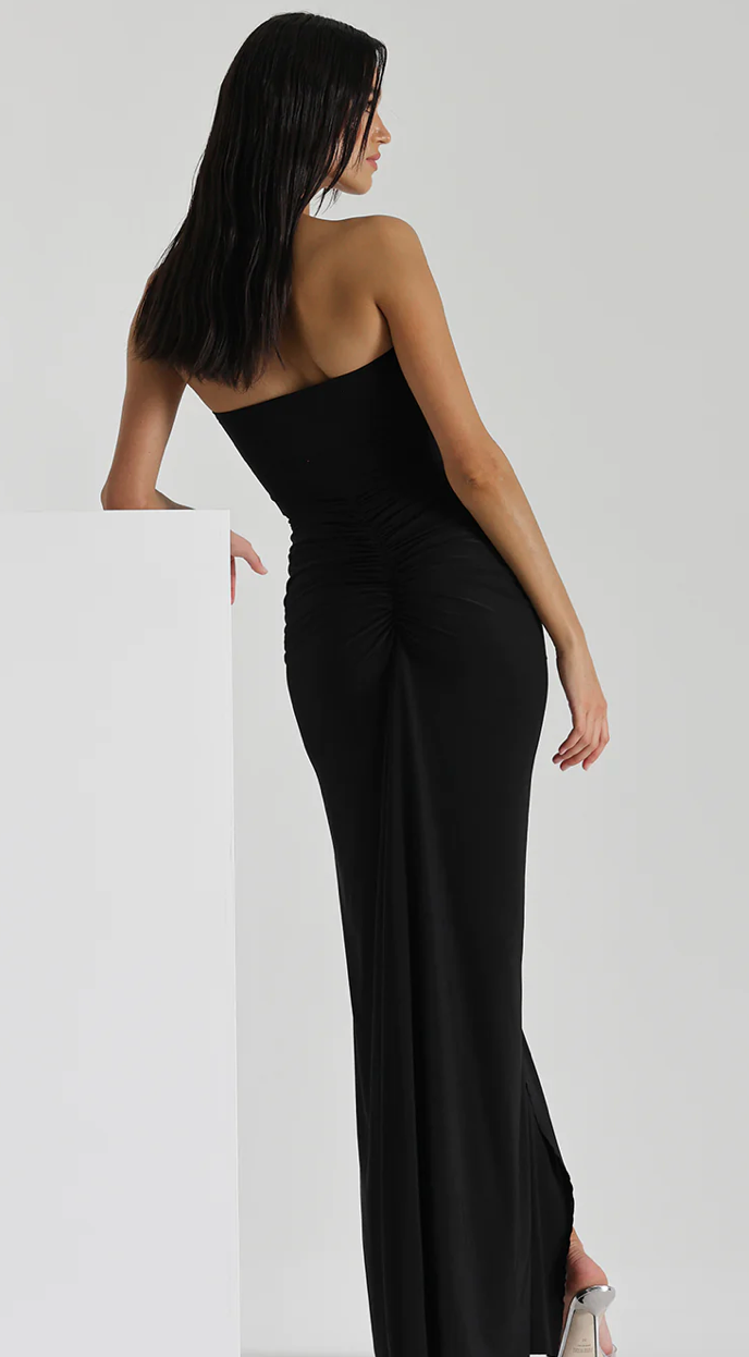 Shontae Gown (Black) - First Date Rentals