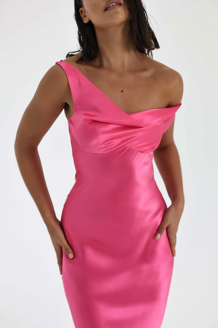 Monika Gown (Pink) - First Date Rentals