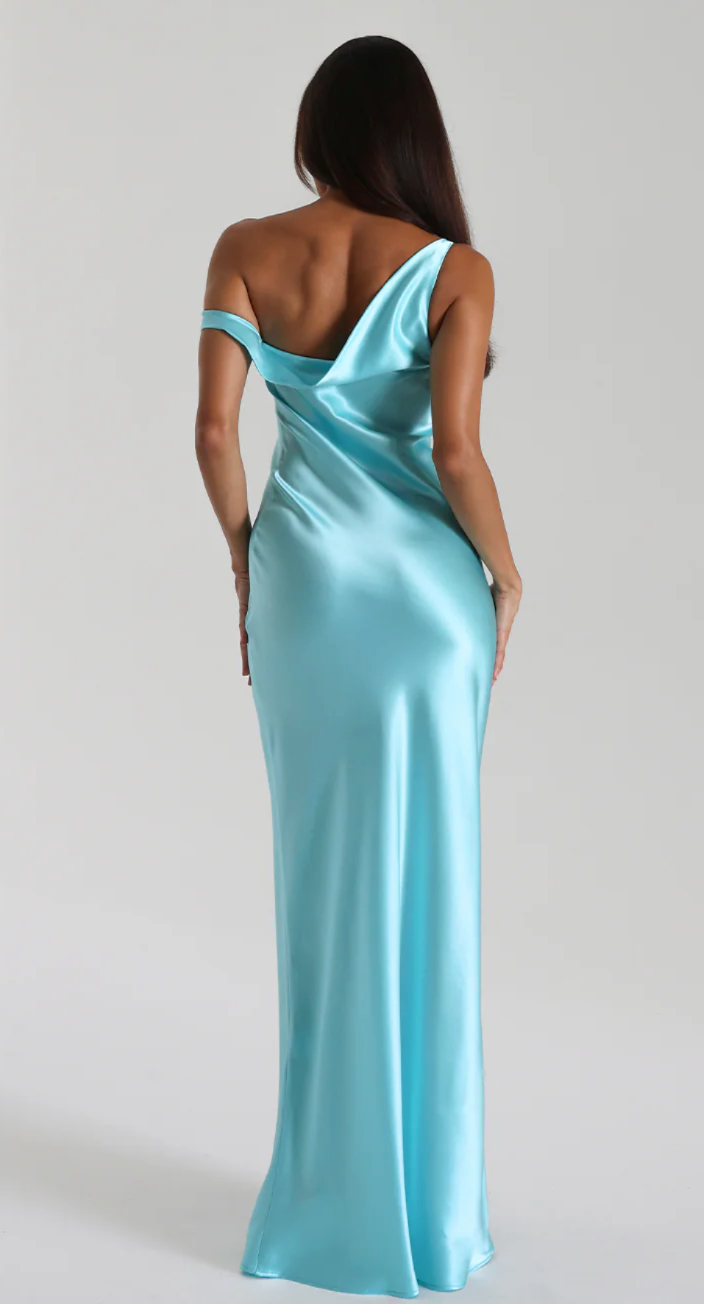 Monika Gown (Turquoise) - First Date Rentals