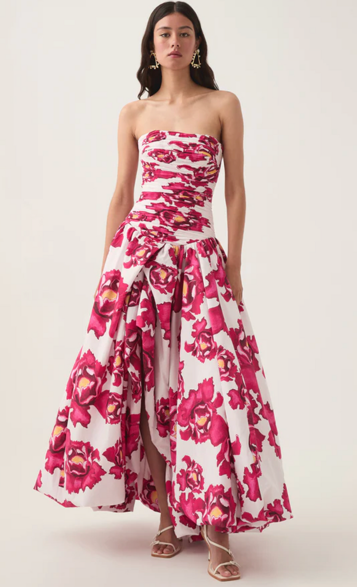 Behold Bubble Maxi Dress - First Date Rentals