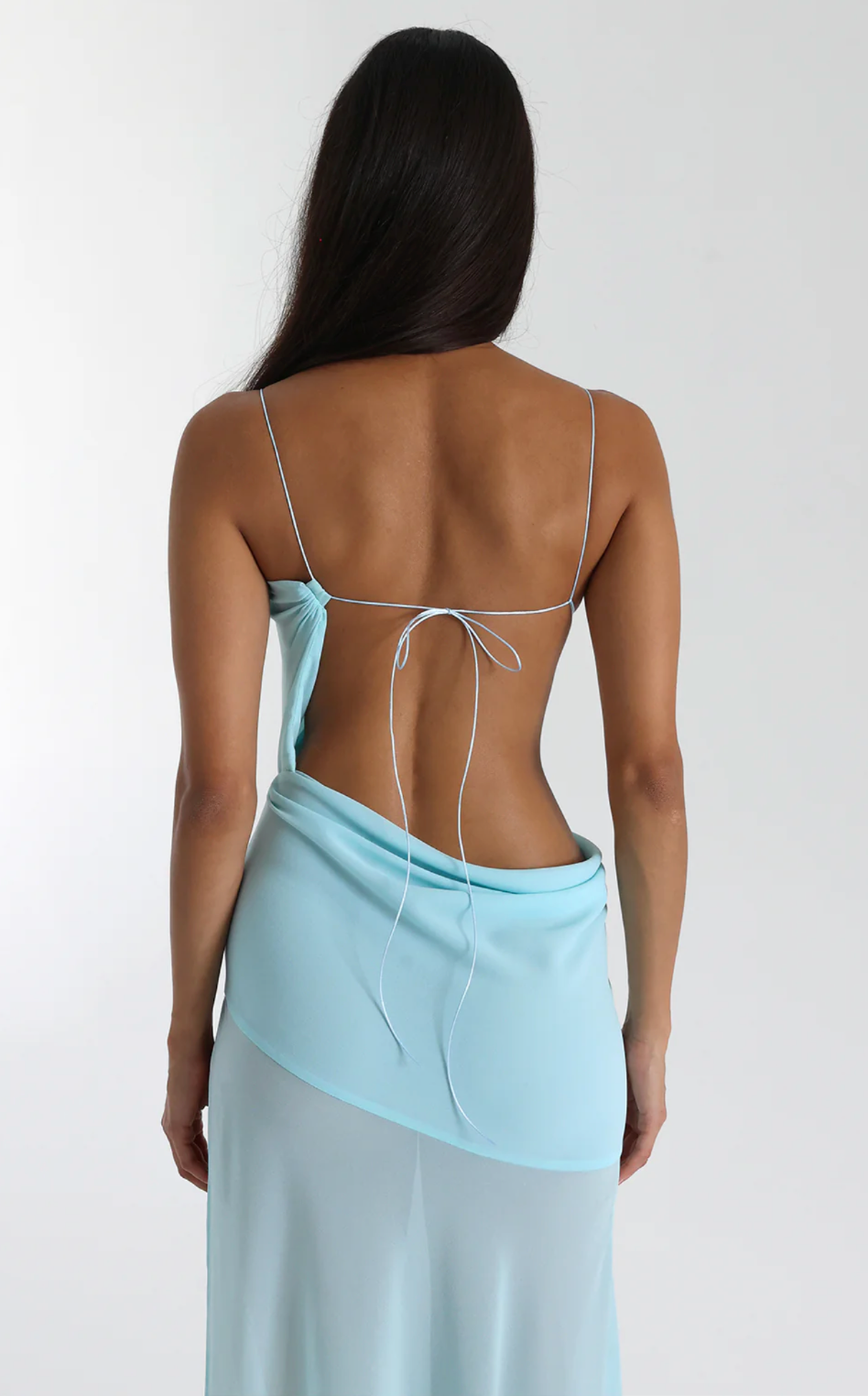 Dahlia Dress (Baby Blue) - First Date Rentals