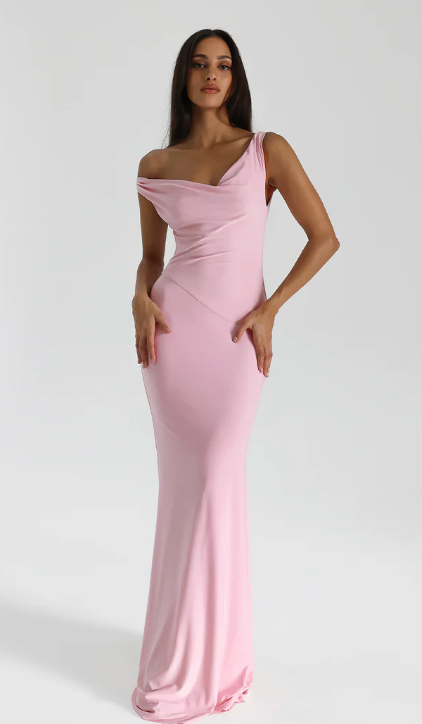 Bettina Gown (Pink) - First Date Rentals