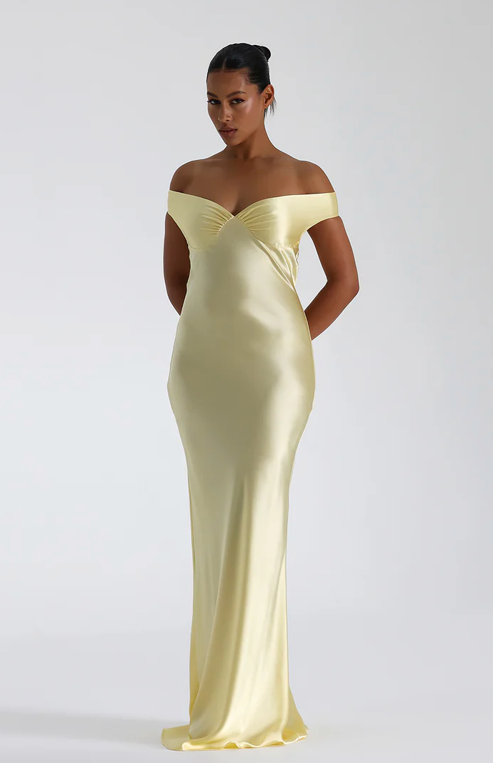 Bridget Gown (Lemon) - First Date Rentals