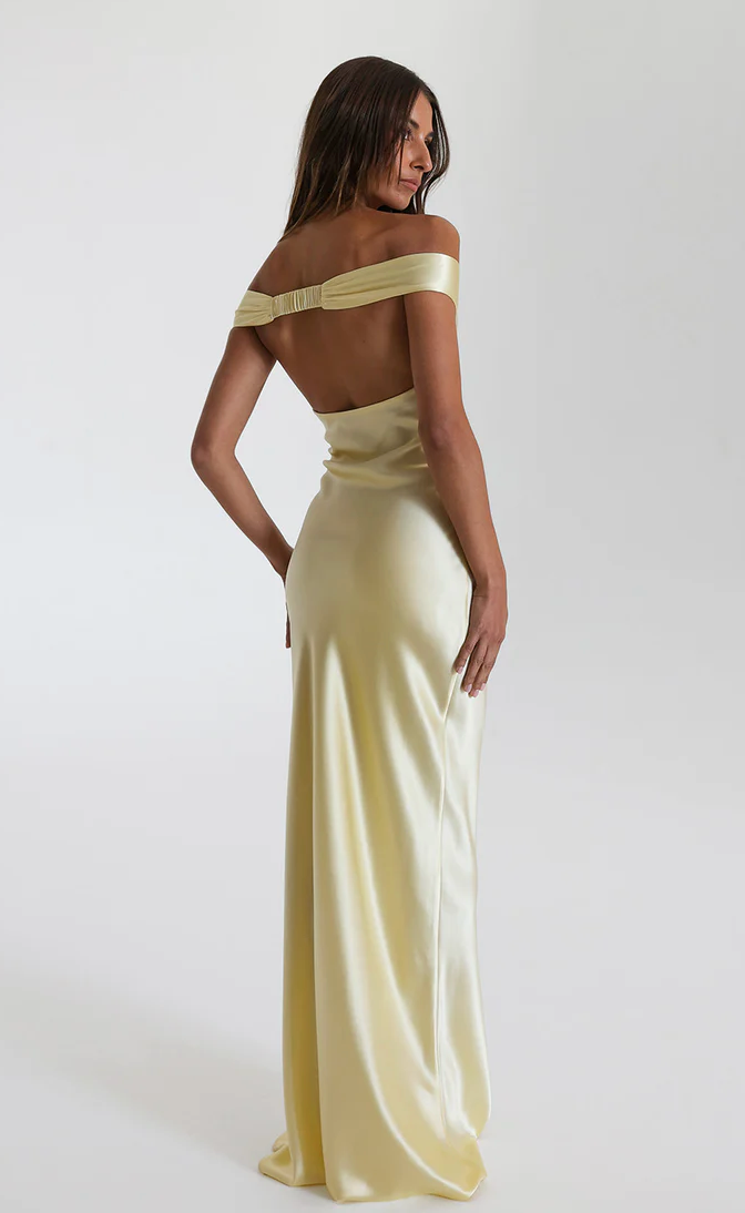 Bridget Gown (Lemon) - First Date Rentals