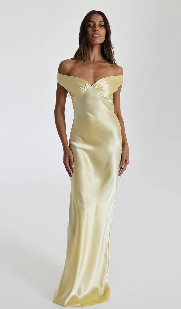 Bridget Gown (Lemon) - First Date Rentals