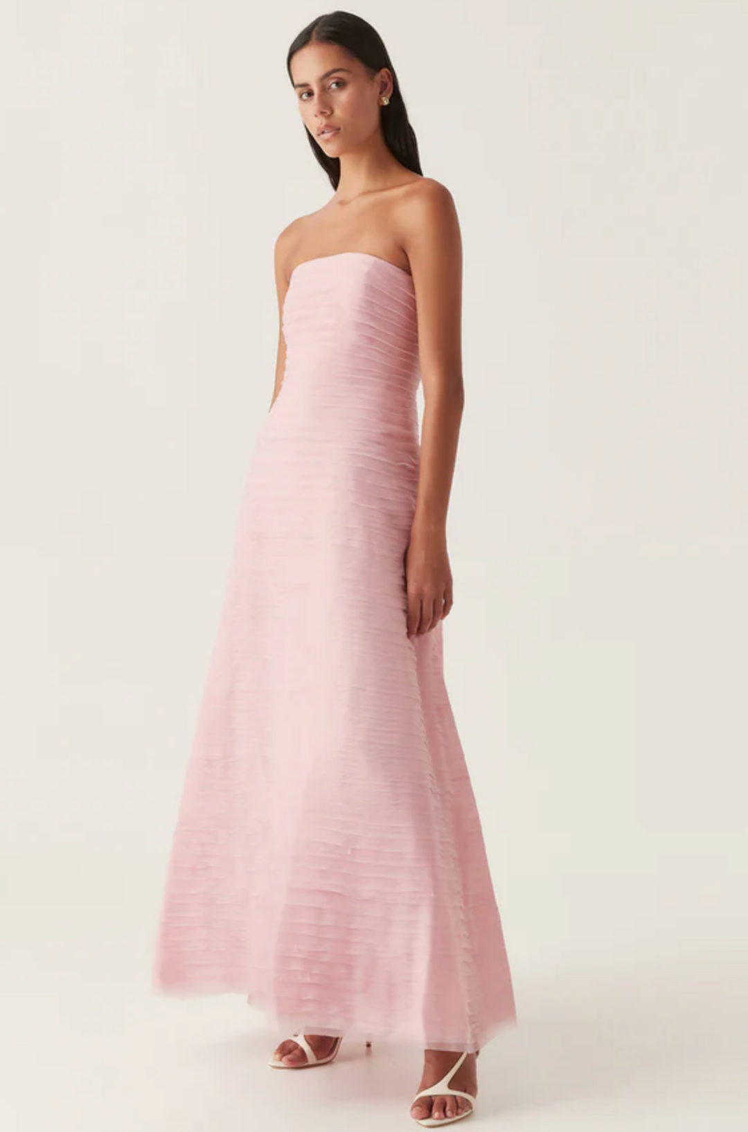 Soundscape Maxi Dress (Chalk Pink) - First Date Rentals