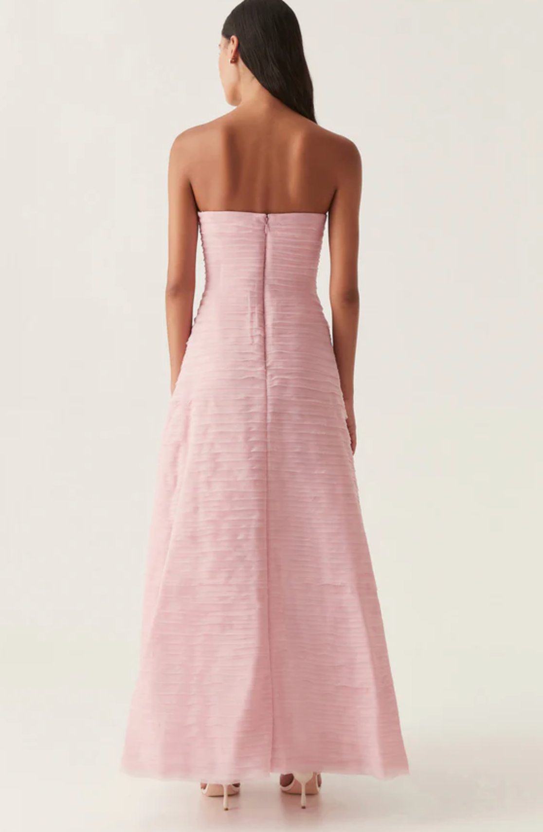 First Date Rentals Soundscape Maxi Dress (Chalk Pink) - First Date Rentals