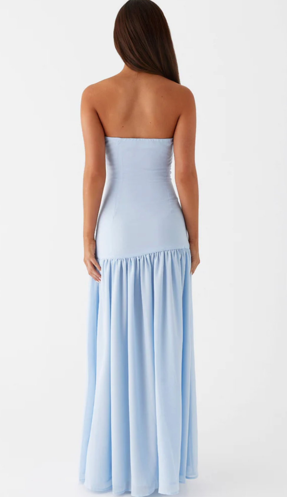 Eden Strapless Maxi (Blue)