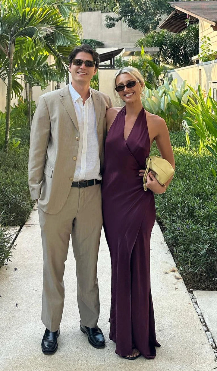 Elisia Wrap Maxi (Plum)