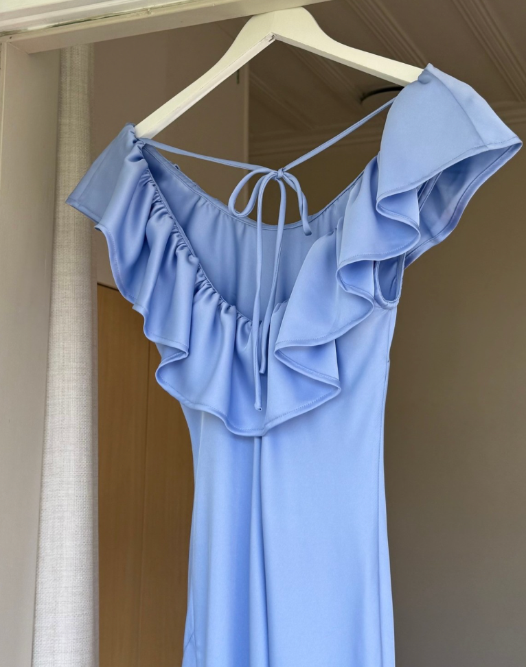 HAZEL RUFFLE DRESS (Serenity)