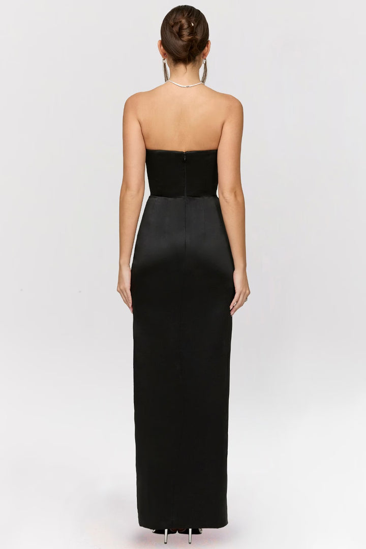 Adrienne Maxi (Black) - First Date Rentals