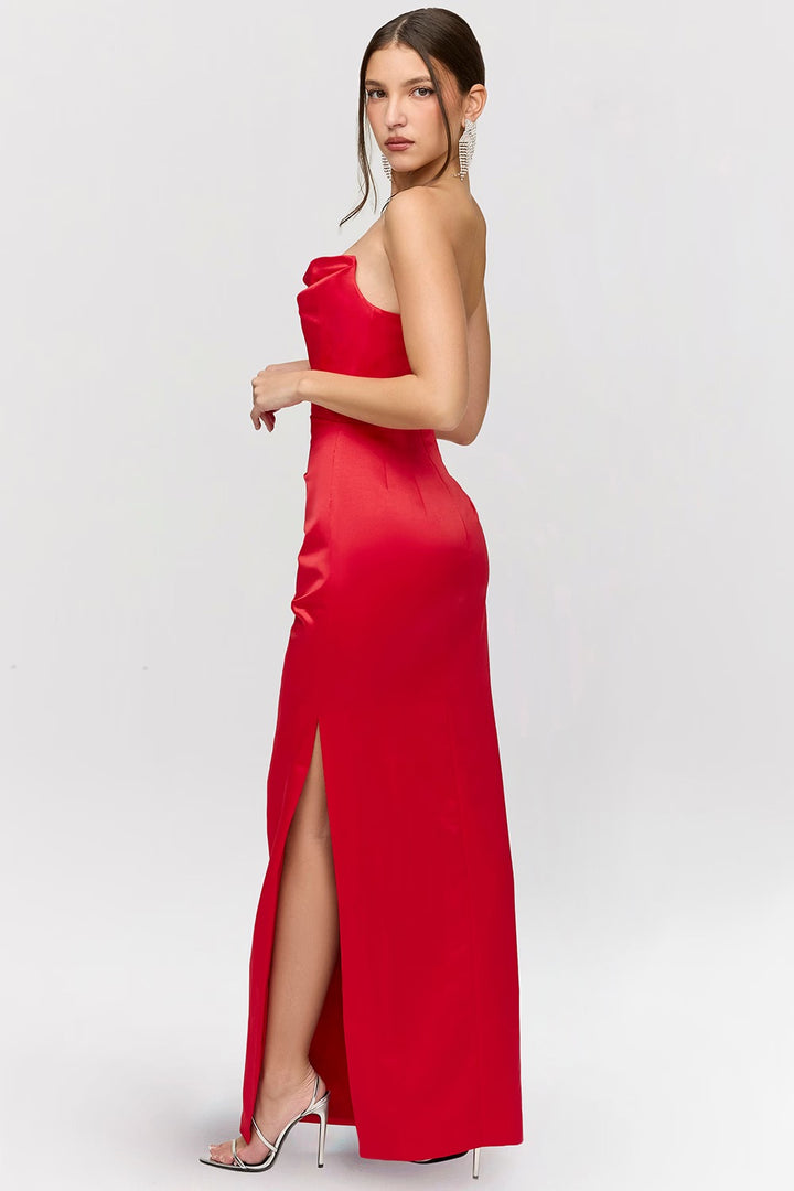 Adrienne Maxi (Red) - First Date Rentals